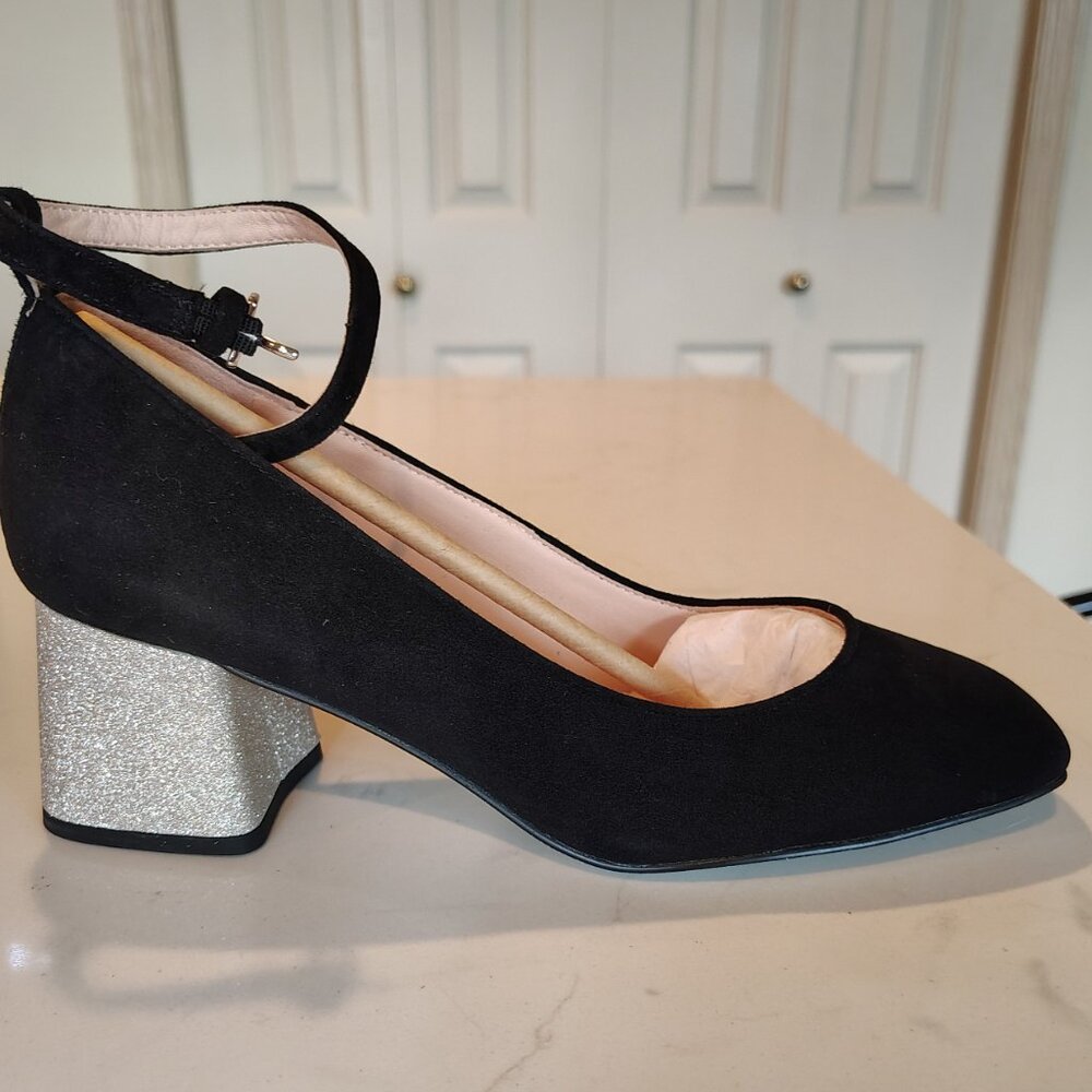 J. Crew - Celia Black Suede Pump